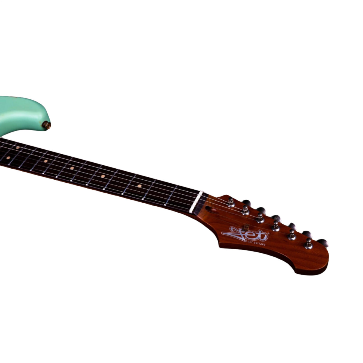 JET Guitars JS-400 HSS SFG RLC Seafoam Green Relic Electric Guitar