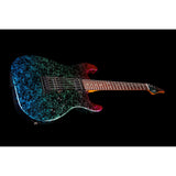 JET Guitars JS-50 Art Blue Elite Electric Guitar, 6-String