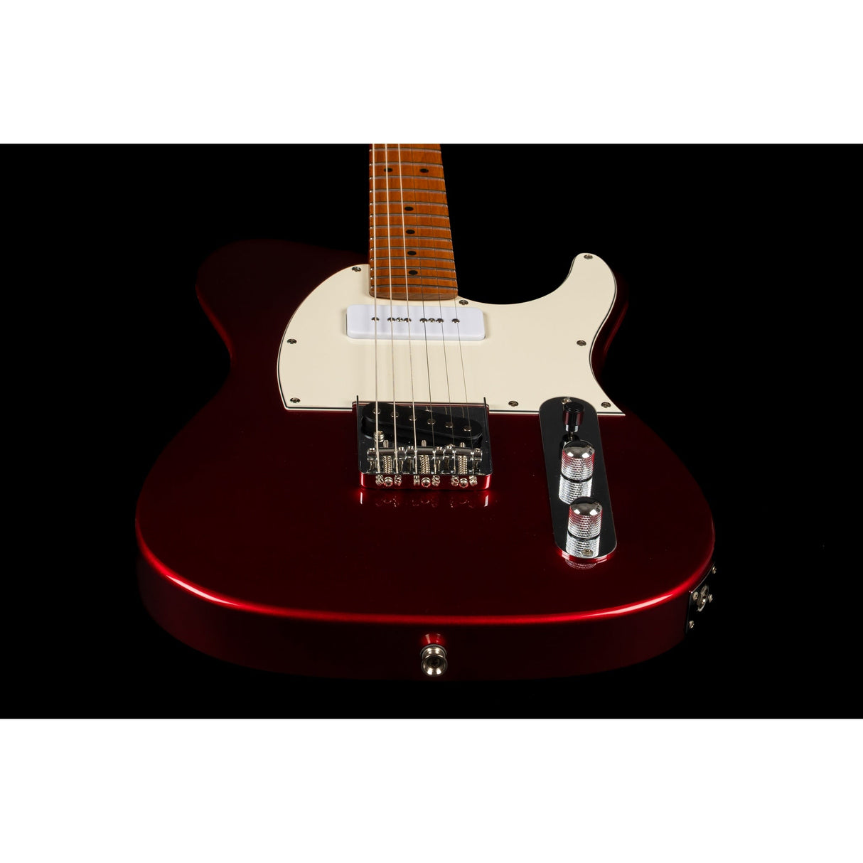 Jet Guitars JT-300 CAR P90 Electric Guitar, Candy Red Finish