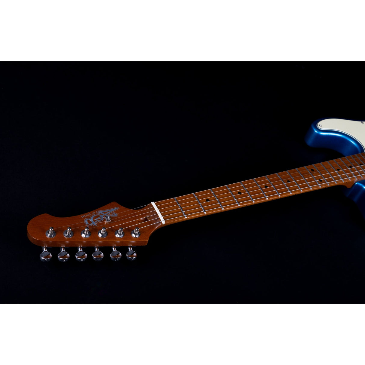 JET Guitars JT-300 Canadian Roasted Maple Basswood Electric Guitar with SS Ceramic Pickup, Lake Placid Blue