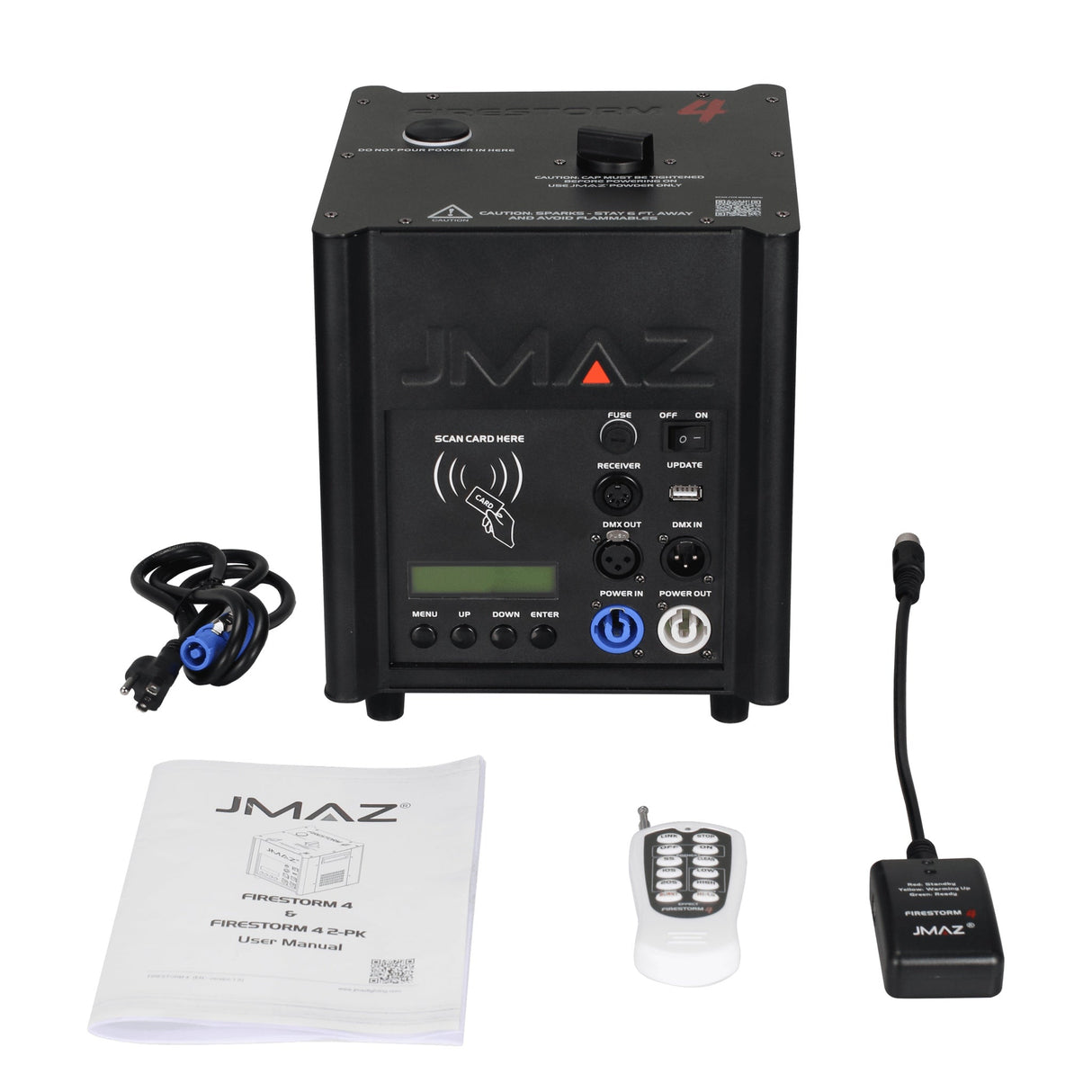 JMAZ Lighting Firestorm 4 600W Cold Spark Machine
