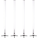 JMAZ Electro T5 RGBW+WW LED Tube Light Kit, 4 Pack