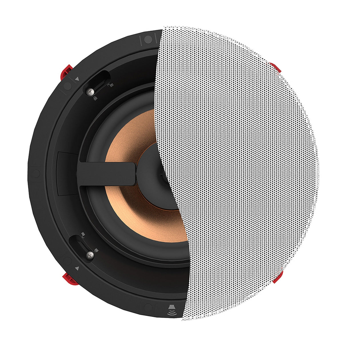 Klipsch PRO-18-RC Reference Premiere Series 8-Inch In-Ceiling Speaker, Single Unit