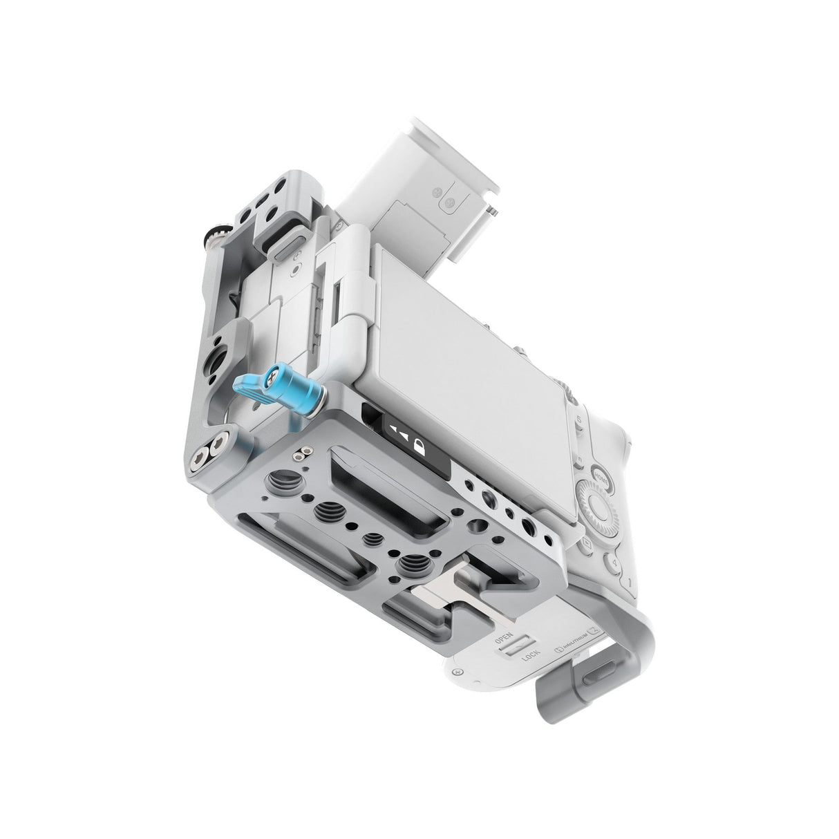 Kondor Blue Hybrid Camera Cage for Sony FX2, Space Gray