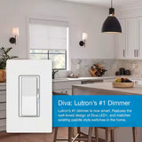 Lutron DVRF-6L-WH Diva Smart Dimmer for Caseta