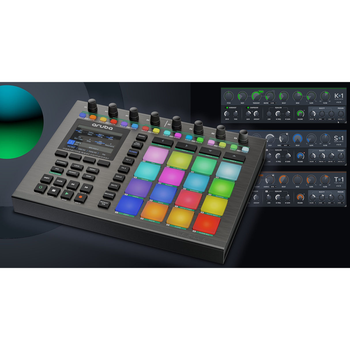 Nektar Aruba MIDI Pad Controller for Beat Making and Performance