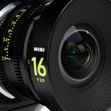 NiSi 65 PRIME 16mm T2.9 Large Format Cinema Lens