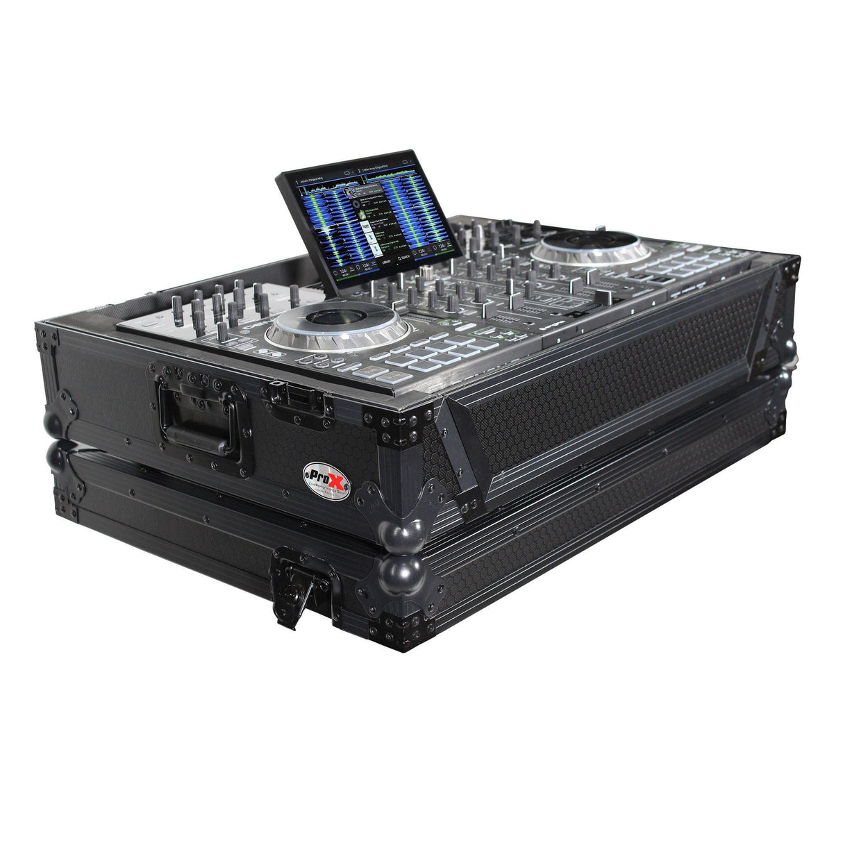 ProX XS-PRIME4 Case for Denon PRIME 4 DJ Controller with Rack Space and Wheels