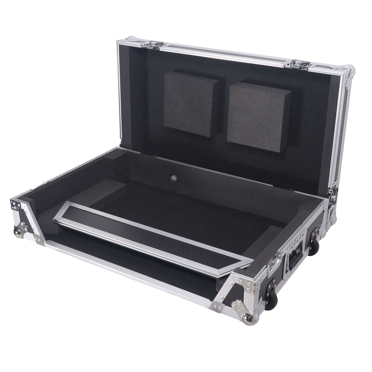 ProX XS-RANEFOUR Case for RANE Four DJ Controller with 1U Rack Space and Wheels