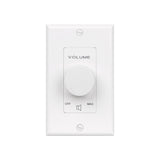 Pure Resonance Audio Medical Office Audio System with (2) SP8 Low-Profile 2x2 Ceiling Tile Speakers, MA30BT 30W Bluetooth Mixer Amplifier, and (2) VC50W Volume Control