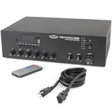 Pure Resonance Audio Background Music System with (4)SP8 Ceiling Tile Speakers and MA60BT Bluetooth Mixer Amplifier