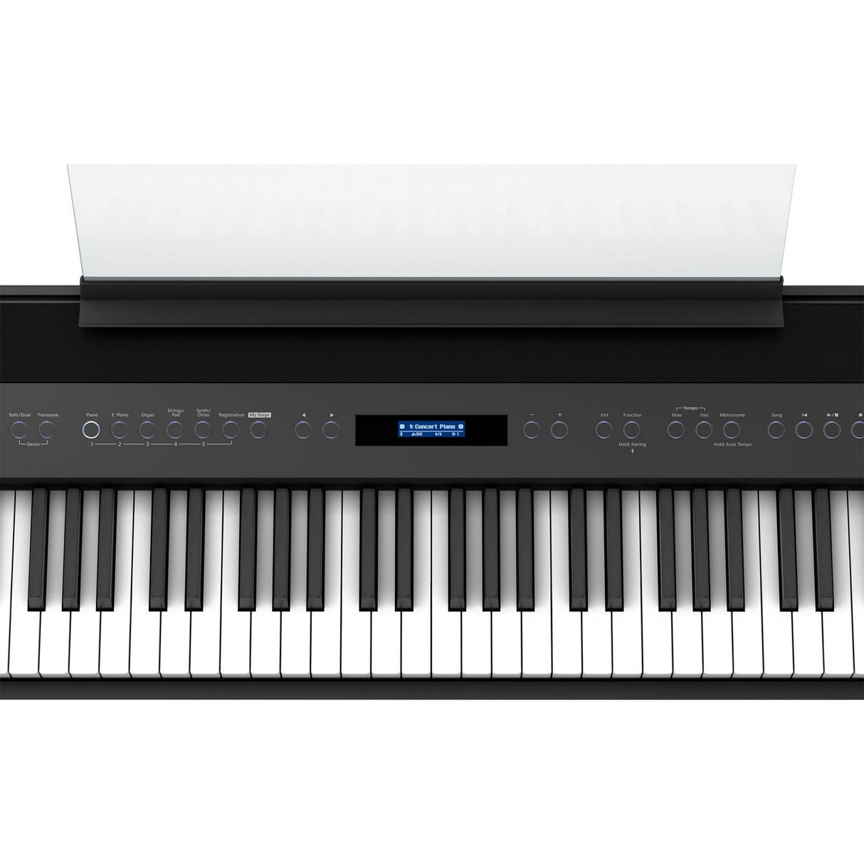 Roland FP-60X 88-key digital piano keyboard front view