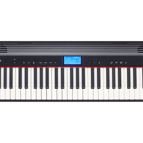 Roland GO-61P keyboard with built-in speakers and controls