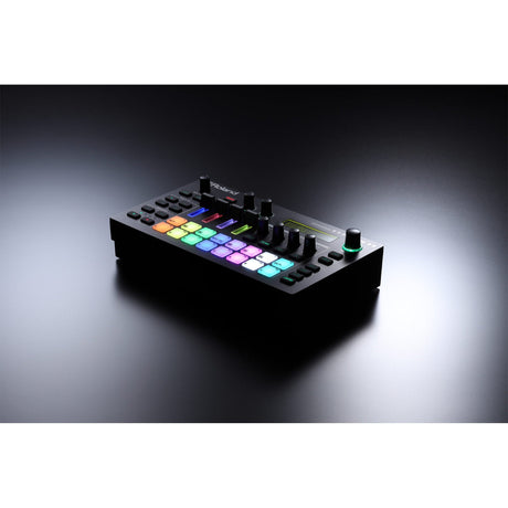 Roland MC-101 groovebox compact music workstation front panel