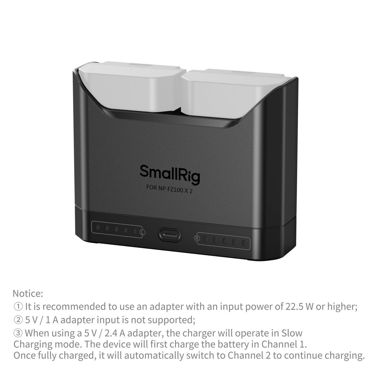 SmallRig Camera Battery Charger Series for Select Batteries