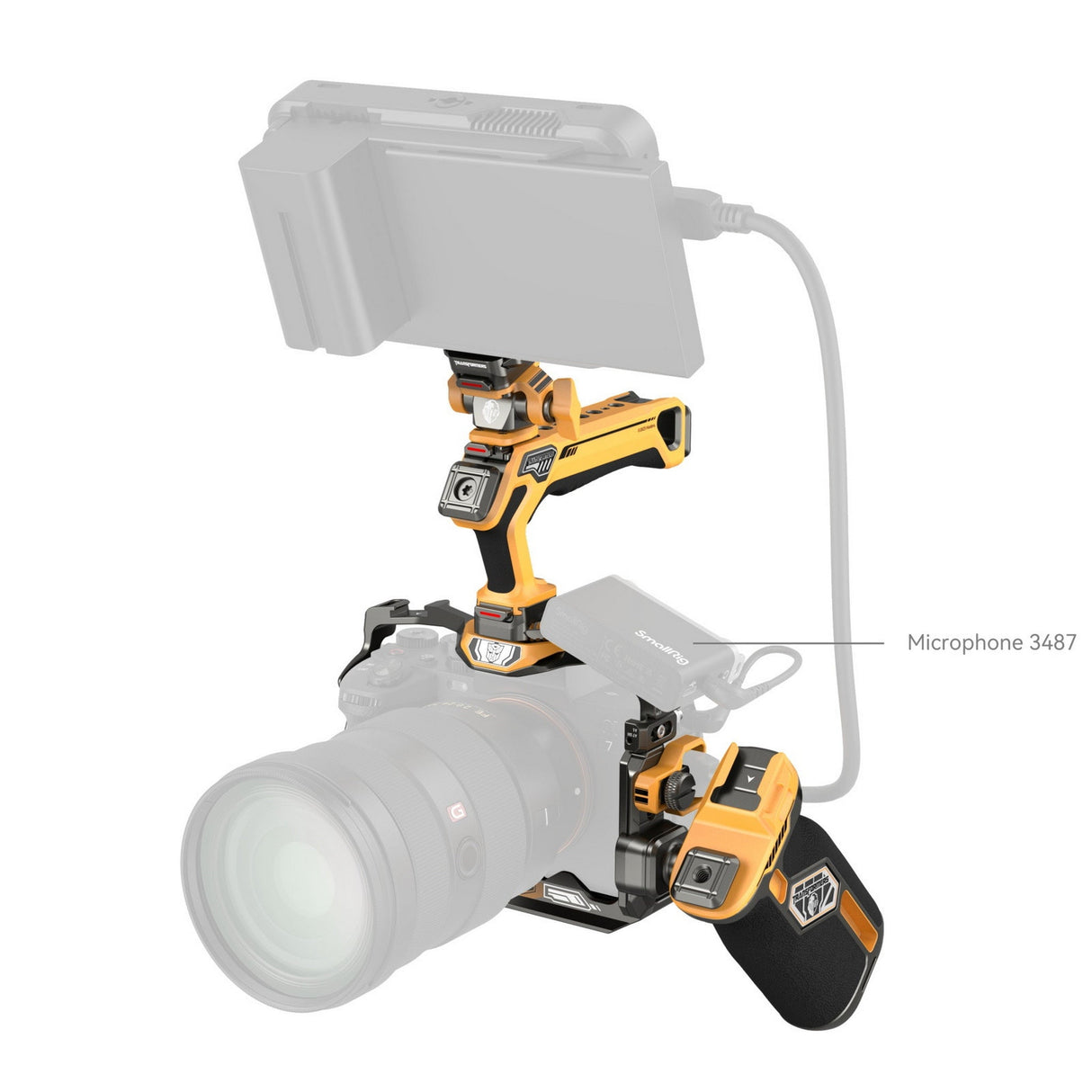 SmallRig 5518 BumbleBee Edition Quick Release Cage Kit for Sony Alpha 7R V / Alpha 7 IV / Alpha 7S III