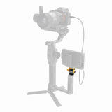 SmallRig 5519 Swivel and Tilt Adjustable Monitor Support with Cold Shoe, BumbleBee Edition