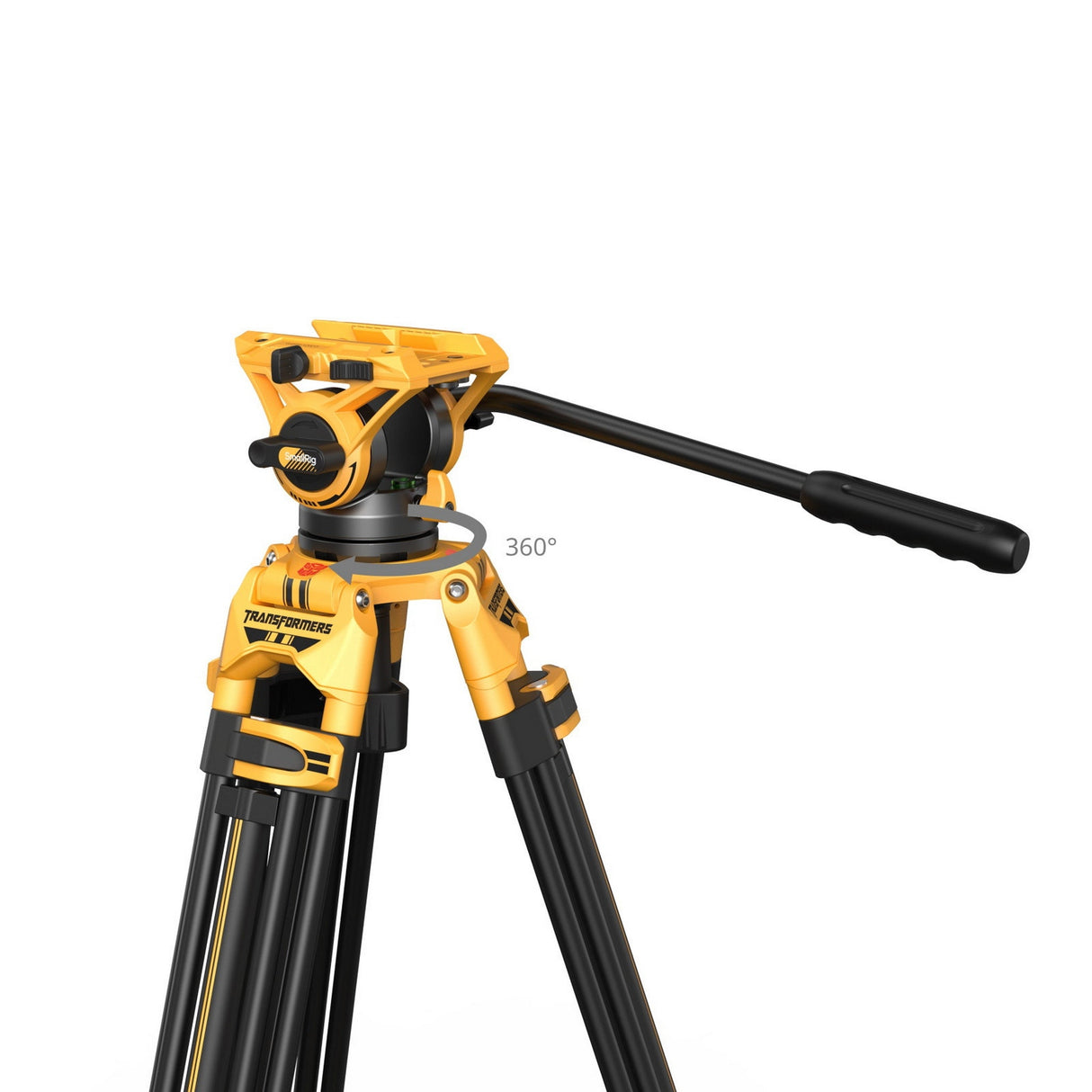 SmallRig 5523 Heavy-Duty Fluid Head Tripod AD-01, BumbleBee Edition