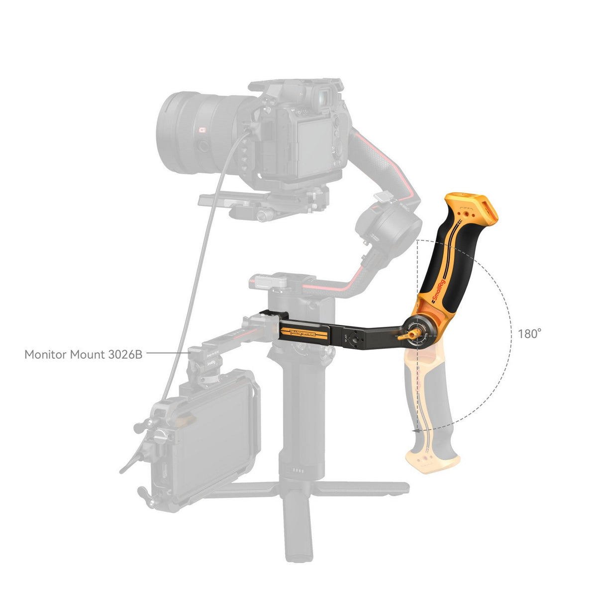 SmallRig 5524 BumbleBee Edition Sling Handle for DJI RS 2 / RSC 2 / RS 3 / RS 3 Pro / RS 3 Mini / RS 4 / RS 4 Pro / RS 4 Mini