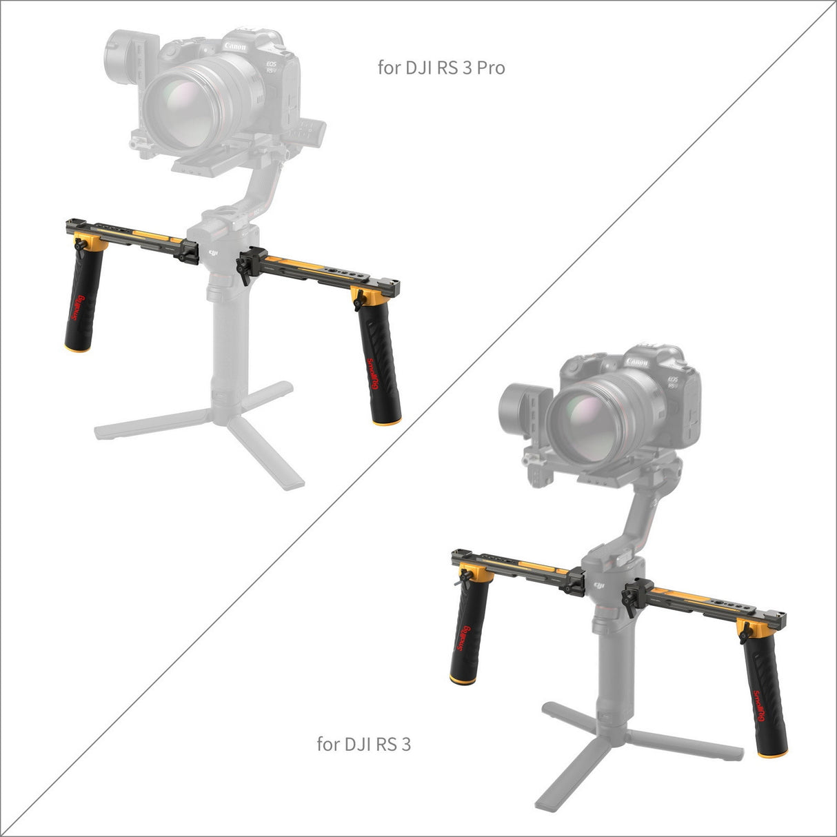 SmallRig 5526 BumbleBee Edition Dual Handgrip for DJI RS 2 / RSC 2 / RS 3 / RS 3 Pro / RS 4 / RS 4 Pro