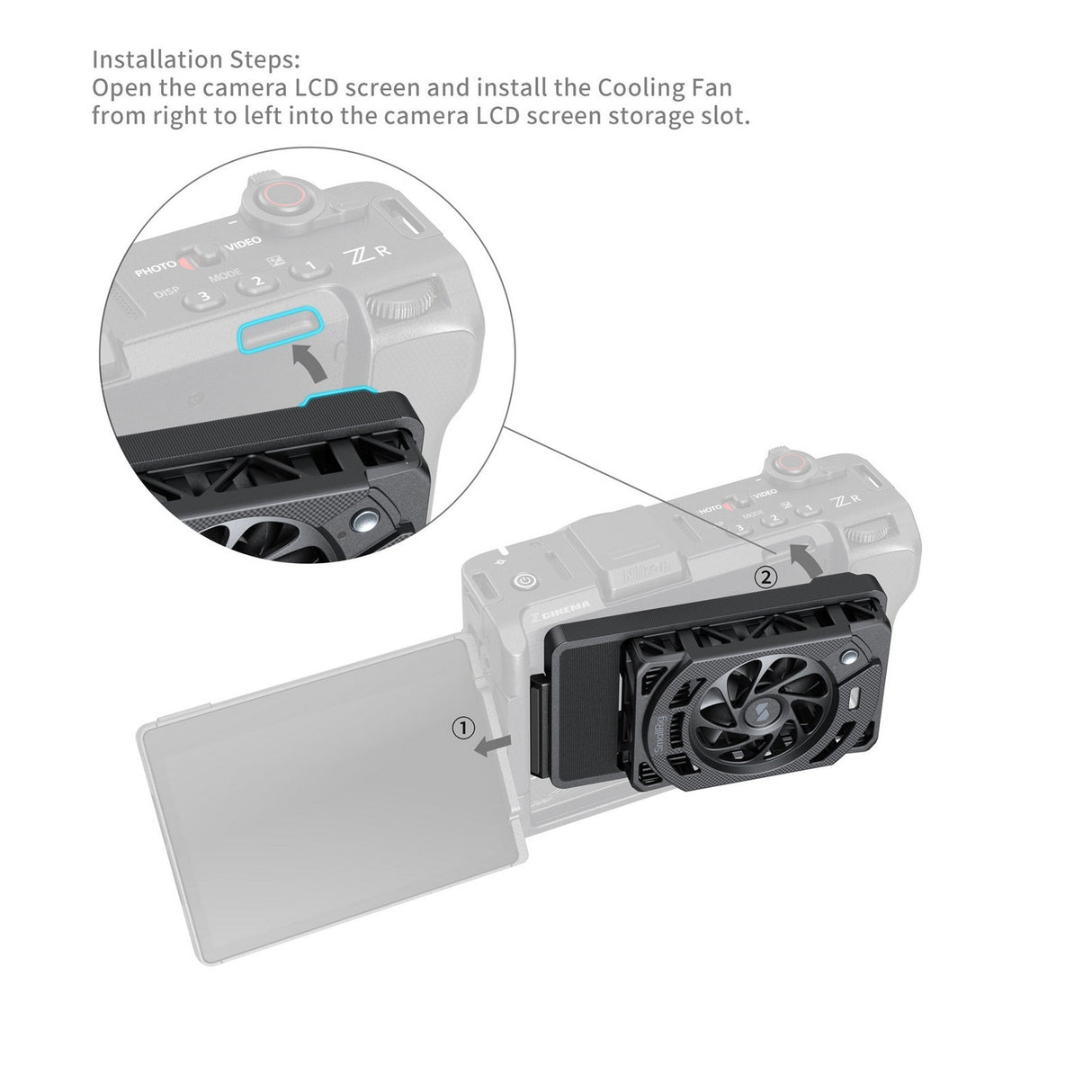 SmallRig 5874 Cooling Fan for Nikon ZR