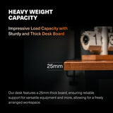 Wavebone Starship Studio Standing Desk with Keyboard Tray