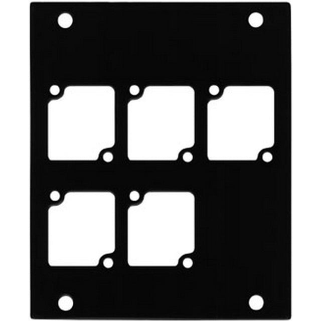 Ace Backstage Co. PNL-105 Panel Machined for 5 CONNECTRIX Mounts