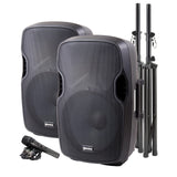 Gemini PA-SYS15 Dual-Speaker PA Package