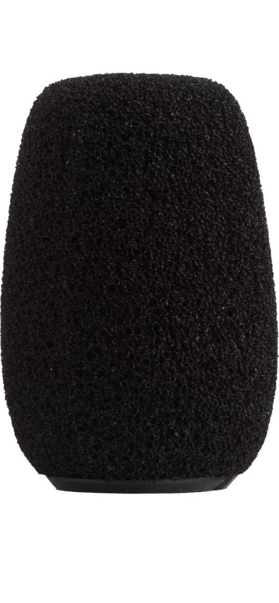 Shure ACVG4WS-B Foam Windscreen for Centraverse Gooseneck Condenser Microphones, Black 4-Pack