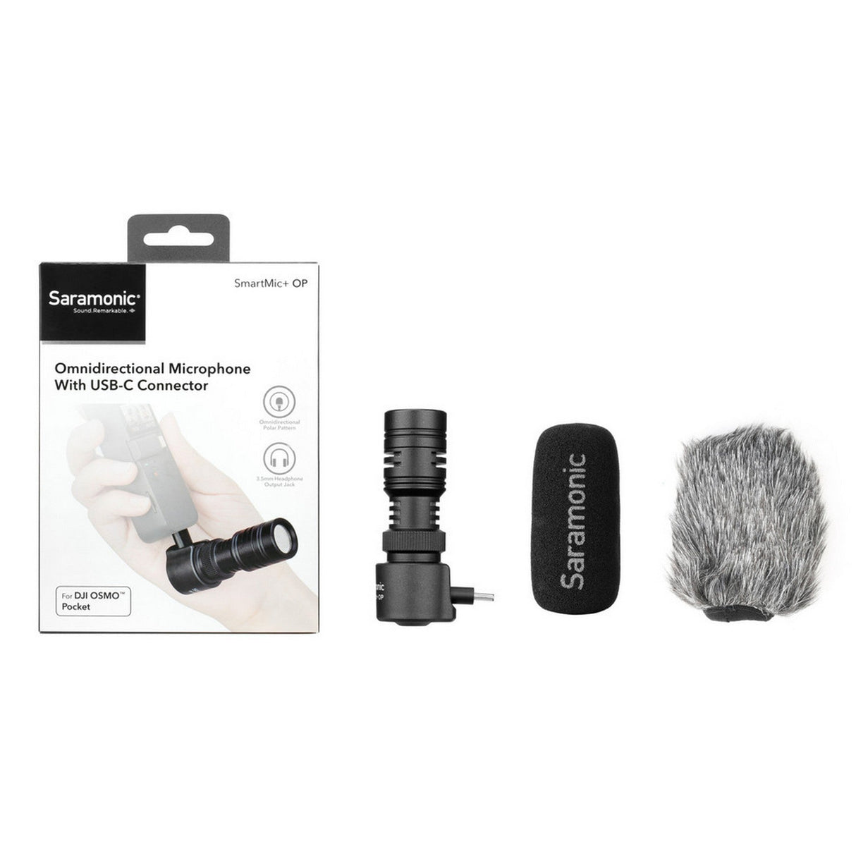 Saramonic SmartMic+OP Lightweight Directional Microphone w/USB Type-C Output