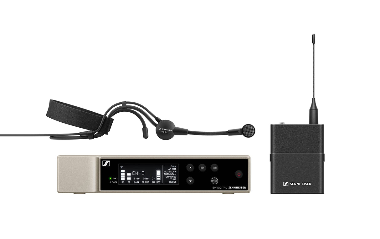 Sennheiser EW-D ME3 SET Q1-6 All-In-One Digital Wireless Lavalier System 470.2-526 MHz