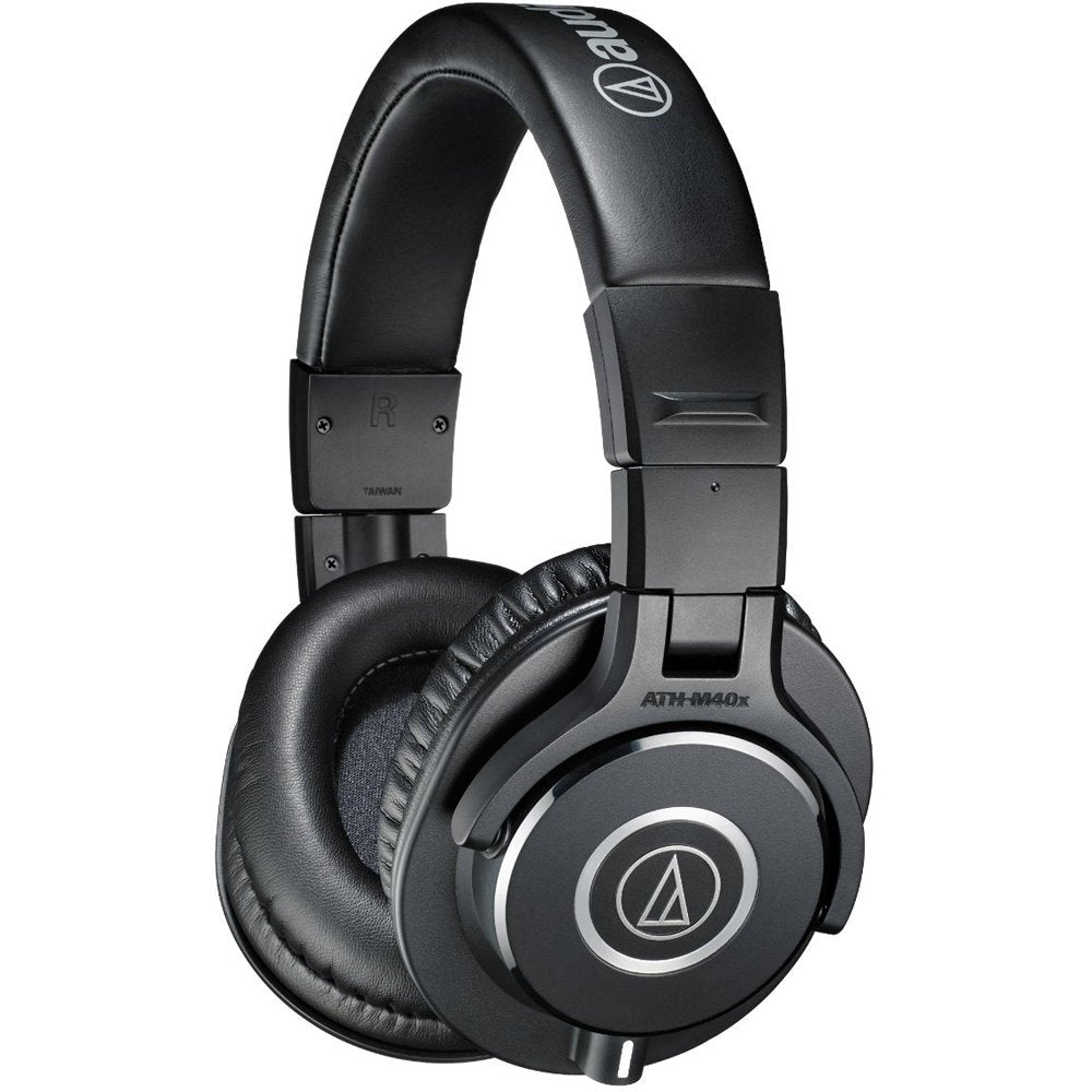 Audio Technica ATH-M40x Professional Monitoring Studio DJ Over Ear Headphones