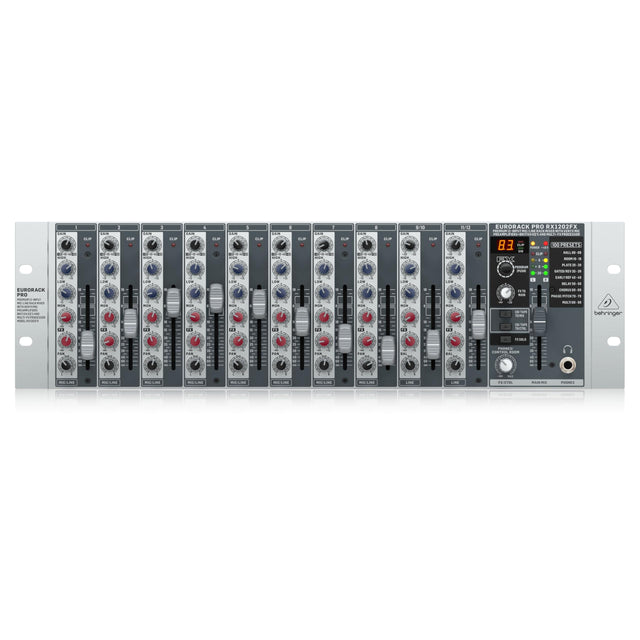 Behringer RX1202FX V2 Premium 12-Input Mic/Line Rack Mixer with XENYX Mic...