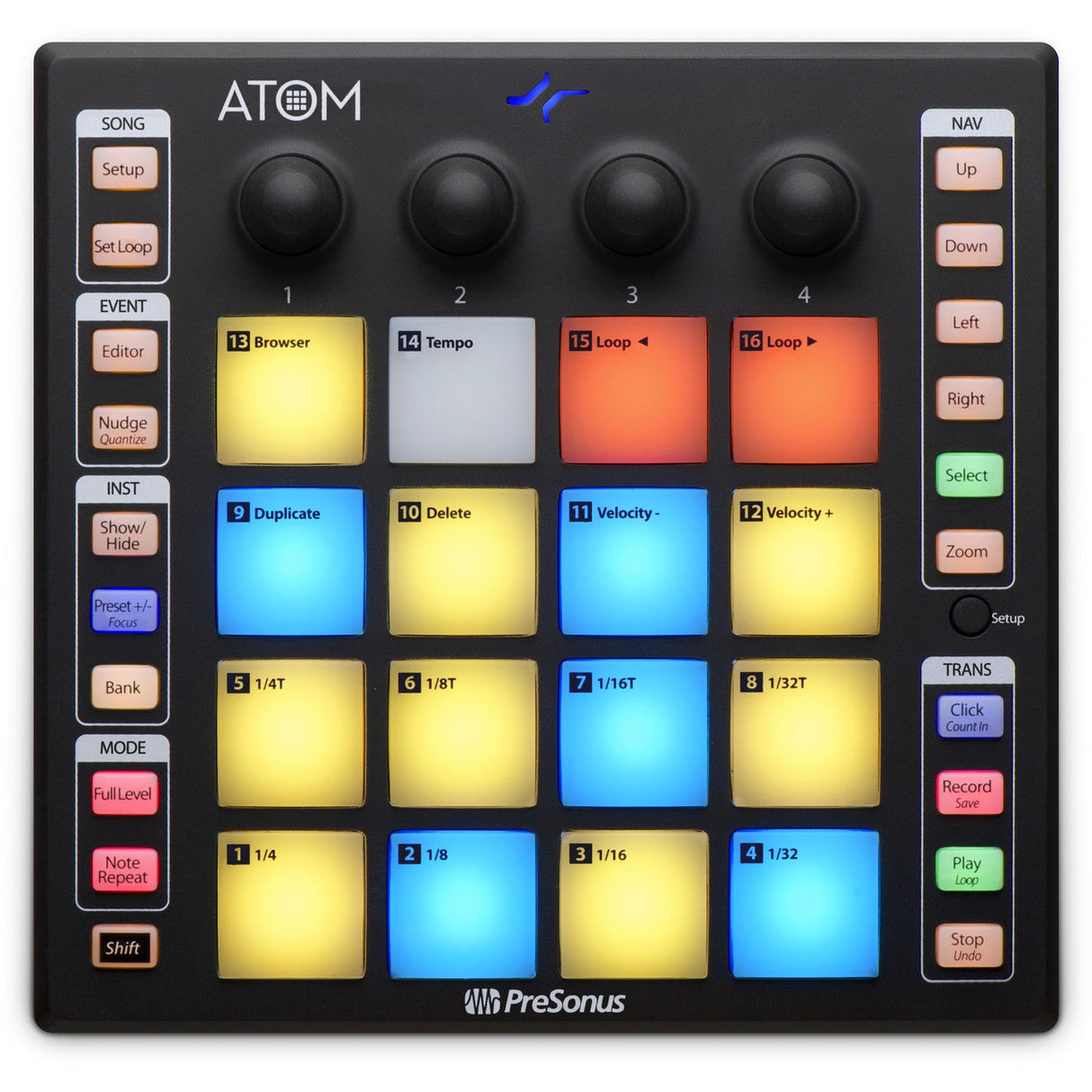 Presonus Atom Pad Controller with Studio One Artist Software