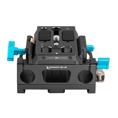 Kondor Blue 15mm LWS Arri/501 Side Loading Baseplate for Red Komodo/BMPCC/Mirrorless Black