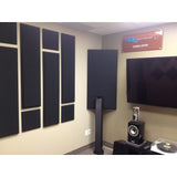 Primacoustic Scatter Block 12 x 12 x 1-Inch Acoustic Panels, Black 24-Set, Beveled Edge