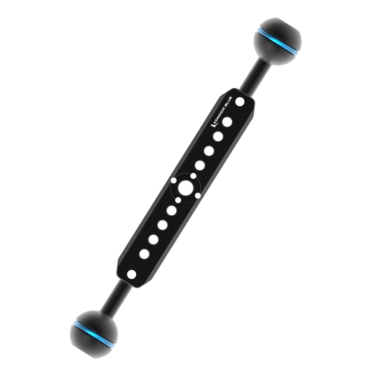 Kondor Blue Cine Magic Arm 8 Inch Extension Bar Double Ball Head Raven Black