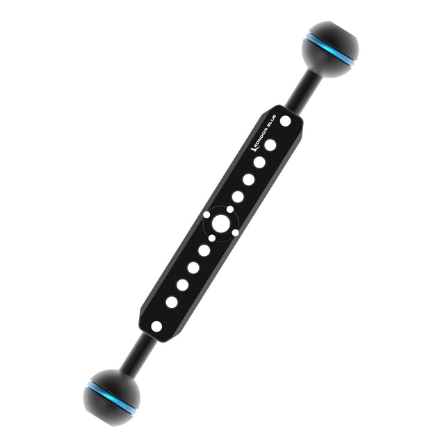 Kondor Blue Cine Magic Arm 8 Inch Extension Bar Double Ball Head Raven Black