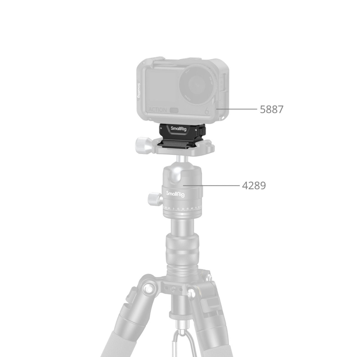 SmallRig 6014 Arca-Swiss Quick Release Adapter for DJI Osmo Cameras