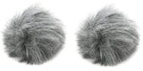 Shure RPM40MWJ Rycote Mini Windjammer for TL Lavaliers Gray 2 Pack
