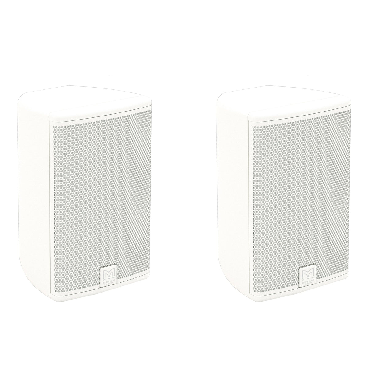 Martin Audio A55T-W ADORN 5.25-Inch Passive Two-Way On-Wall Loudspeaker with 70/100V Transformer, White, Pair