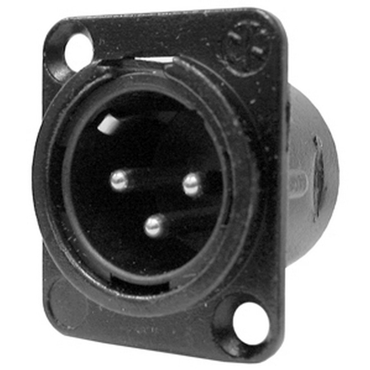 Ace Backstage Co. C-15120 Connectrix D-Series 3-Pin Locking Male XLR Connector with Gold Contacts