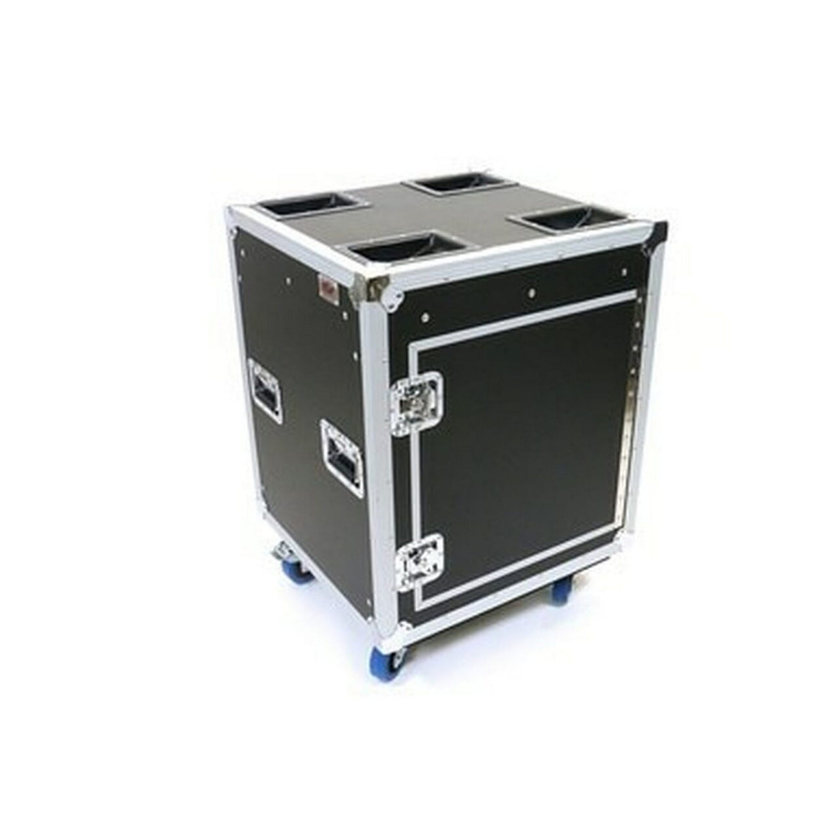 OSP TR12U-20-SR-PD Tour Ready 12 Space 20 Inch Deep Shock Rack with Pocket Doors