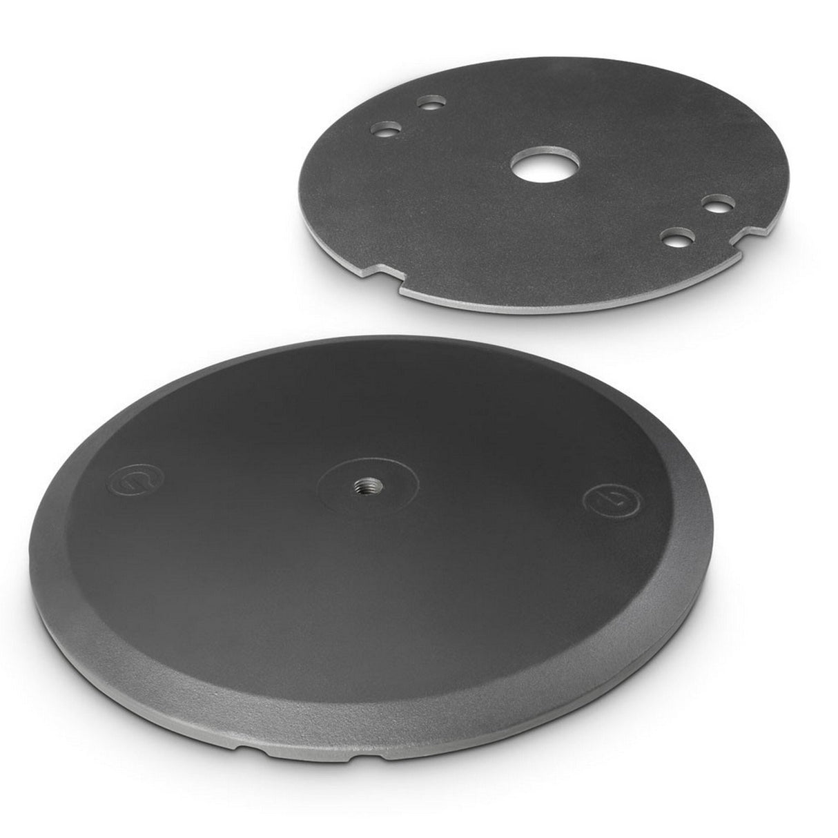 Gravity WB 123 SET 1 B Round Cast Iron Base and Weight Plate Set for M20 Poles