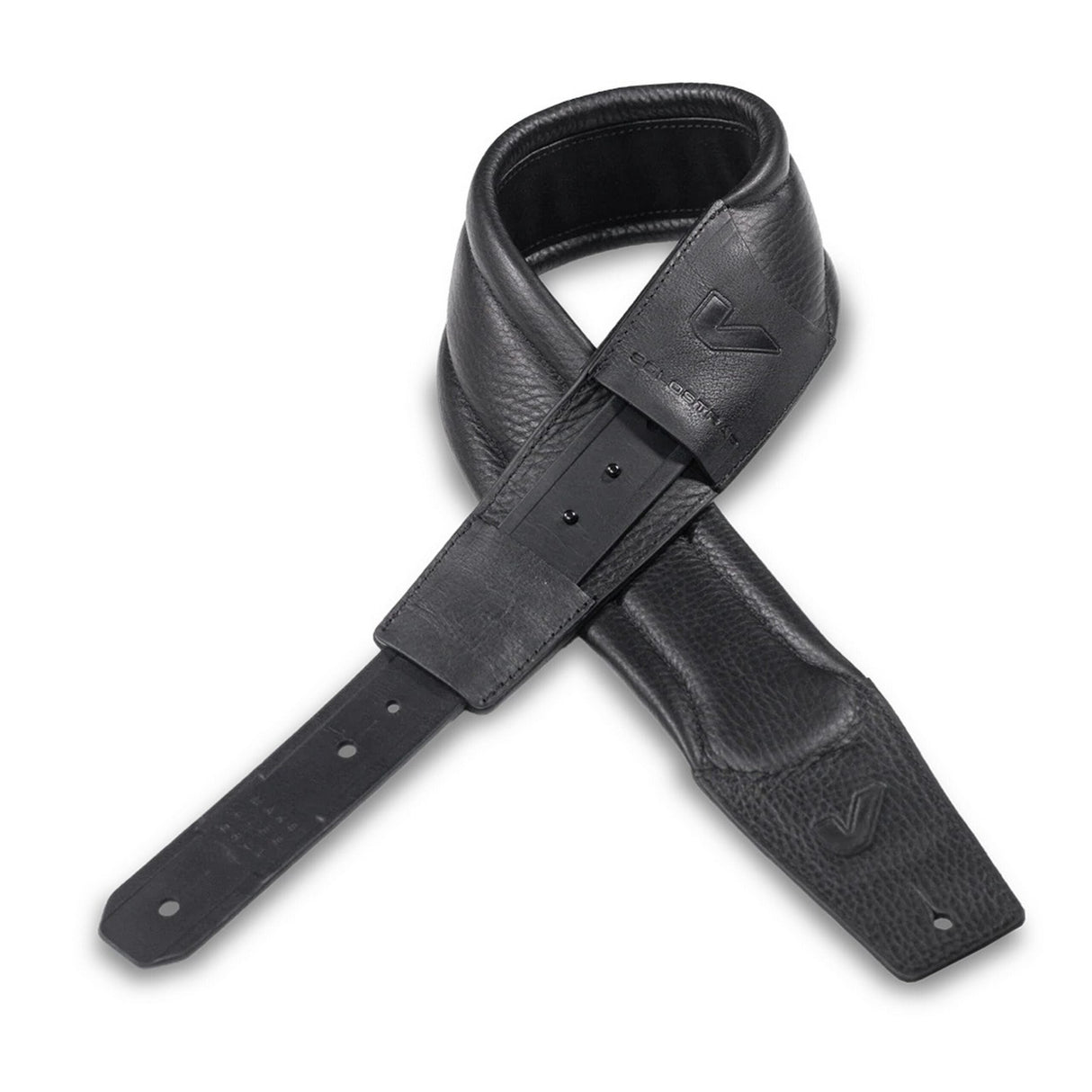 Gruv Gear SoloStrap 2 Premium Leather Guitar Strap, Black