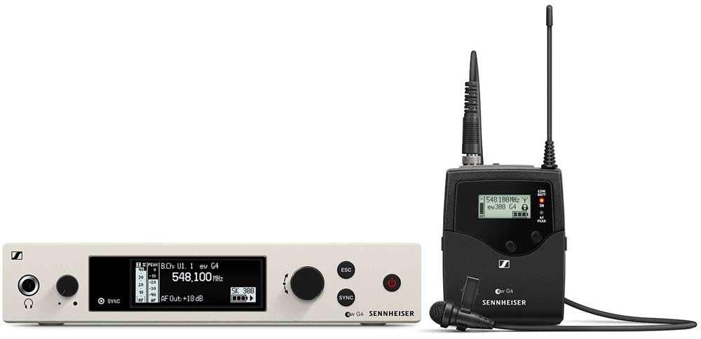 Sennheiser ew 300 G4-ME2-RC-GW1 Wireless Lavalier Set