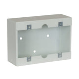 Lowell P1X-3 Three-Gang Surface Wall Box White