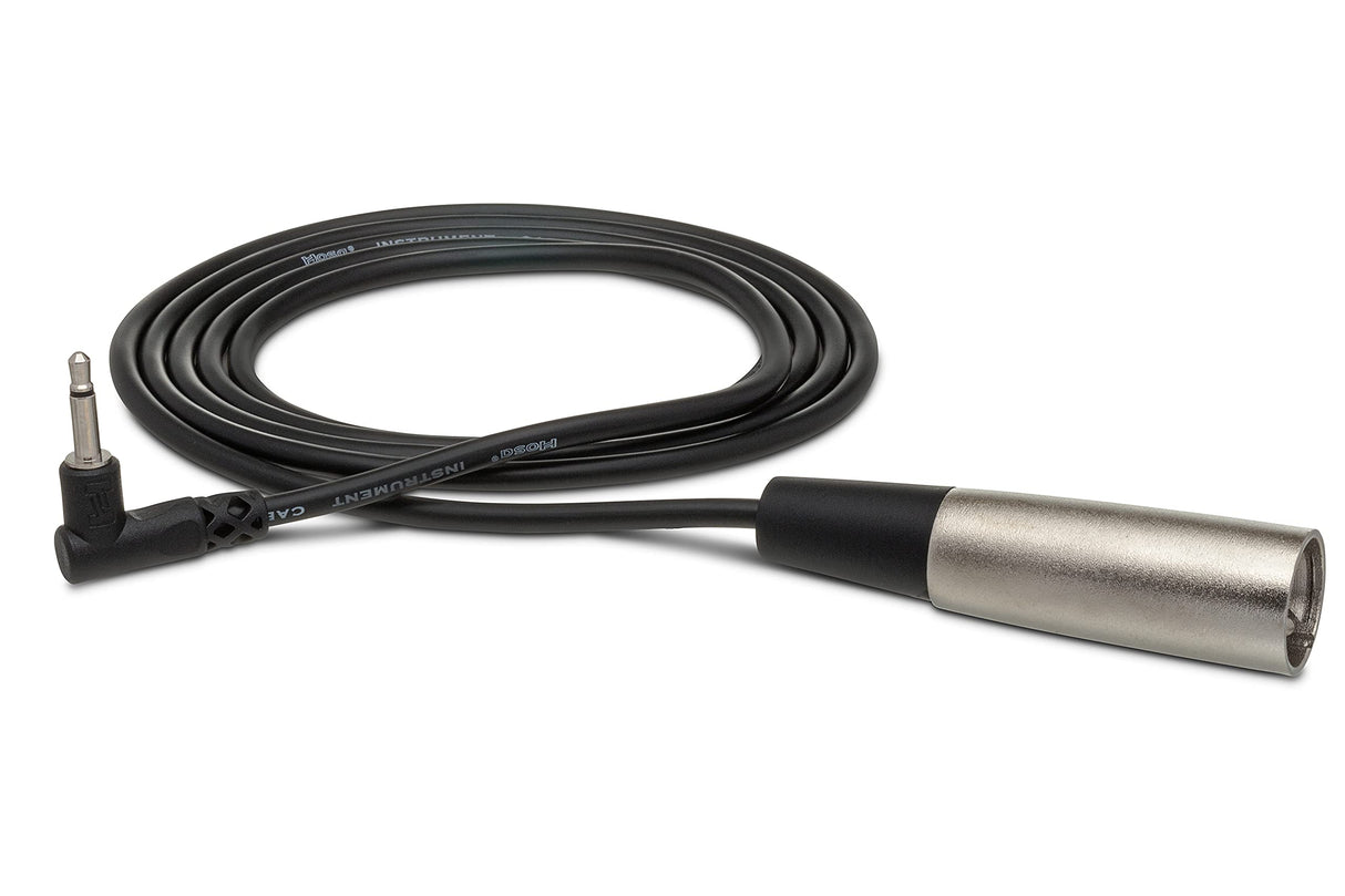 Hosa XVM-305M 5ft Right Angle 3.5mm TS to XLR3 Male Microphone Cable