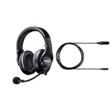 Shure BRH440M Closed-Back Broadcast Headset with BCASCA-NXLR4 6-Foot Straight 4-Pin XLR Male Cable