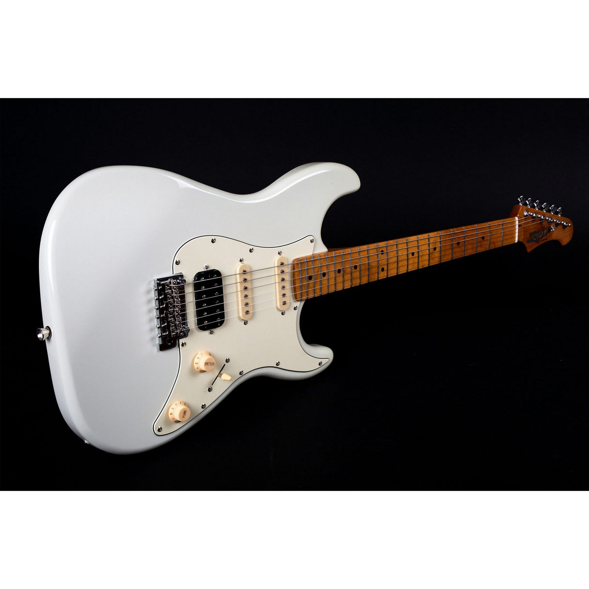 JET Guitars JS 400 OW HSS Basswood Body Electric Guitar with Roasted Maple Neck and Fretboard